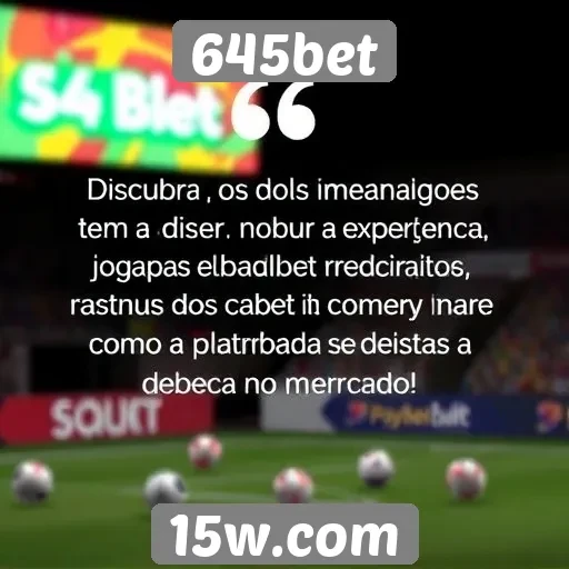 O que os jogadores estão dizendo sobre 645bet